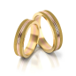 Preview: Stelmach Trauringe Weiss-Gelbgold 148