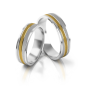 Preview: Stelmach Trauringe Weiss-Gelbgold 152