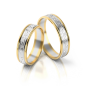 Preview: Stelmach Trauringe Weiss-Gelbgold 200