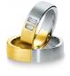 Preview: Breuning Trauringe Weiss-Gelbgold 48/032500 + 48/032510