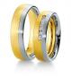 Preview: Breuning Trauringe Weiss-Gelbgold 48/034100 + 48/034110