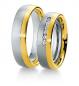 Preview: Breuning Trauringe Weiss-Gelbgold 48/034100 + 48/034110