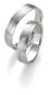 Preview: Breuning Trauringe Weissgold 48/07073 + 48/07074