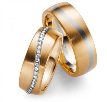 August Gerstner Trauringe Exclusive 4/28552/7.5 + 28552/7.5