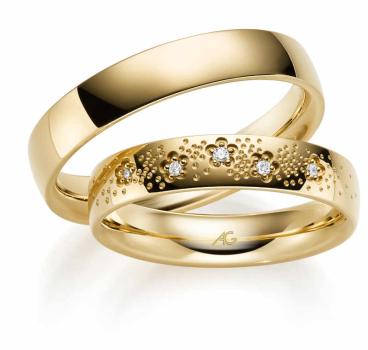 August Gerstner Trauringe Exclusive 31111/4.5 + 4/31111/4.5