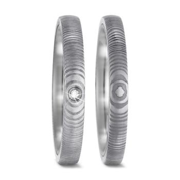 Titan Factory Trauringe 52538/001/001/T200 + 52538/001/000/T200