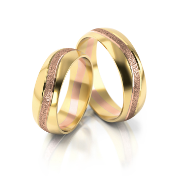 Preview: Steidinger Trauringe Weiss-Gelbgold 116