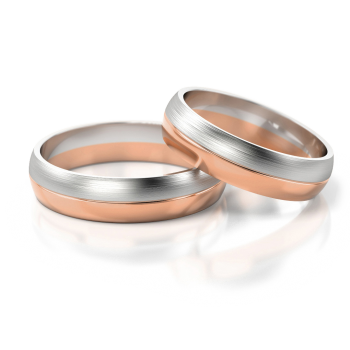 Preview: Stelmach Trauringe Weiss-Gelbgold 120