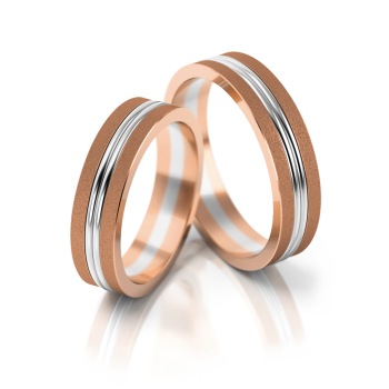 Preview: Stelmach Trauringe Weiss-Gelbgold 148