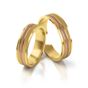 Preview: Stelmach Trauringe Weiss-Gelbgold 152