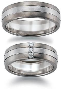 August Gerstner Trauringe Platin 4/20332/7 + 20332/7