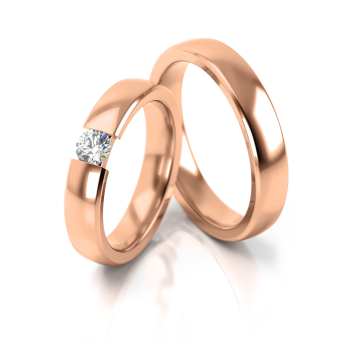 Preview: Stelmach Trauringe Weissgold 161