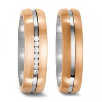 Titan Factory Trauringe 52530/001/007/G233 + 52530/001/000/G233