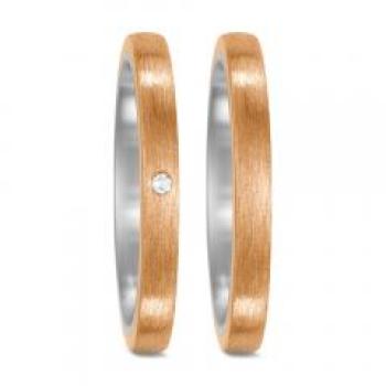 Titan Factory Trauringe 2531/013/002/G233 + 52531/013/000/G233