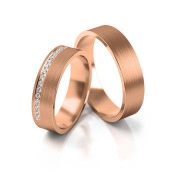 Preview: Stelmach Trauringe Weissgold 215