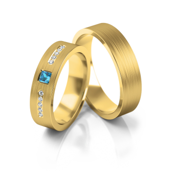 Preview: Stelmach Trauringe Weissgold 217