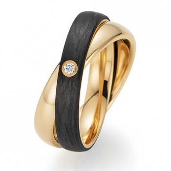 Fischer Trauringe Carbon 23-01540-040