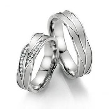 Fischer Trauringe Weissgold 06 07357/060 - 38 07357/060