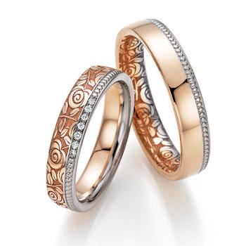 Fischer Trauringe Exclusive 38 7665/045 + 5 7665/045