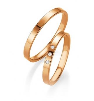 Preview: Breuning Trauringe Günstig 48 043130 / 48 043140