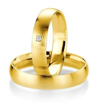 Preview: Breuning Trauringe Weissgold 48/04408+ 48/14408