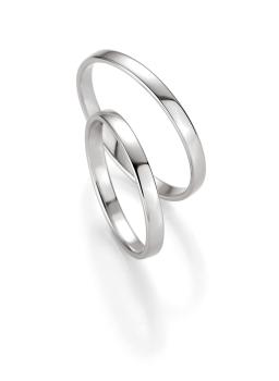 Breuning Trauringe Weissgold 48/04410+ 48/14410