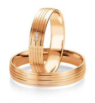 Preview: Breuning Trauringe Weissgold 48/07077 + 48/07078