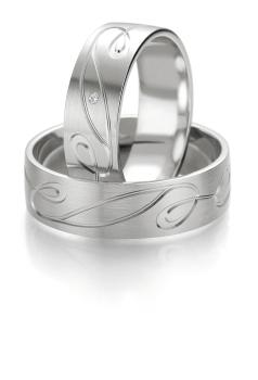 Breuning Trauringe Weissgold 2