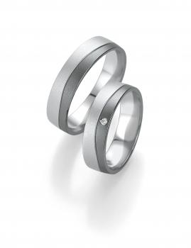 Breuning Trauringe Weissgold 2