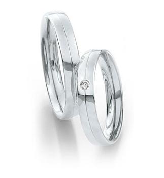 Preview: Saint Maurice Trauringe Weiss-Gelbgold 812000 / 812010