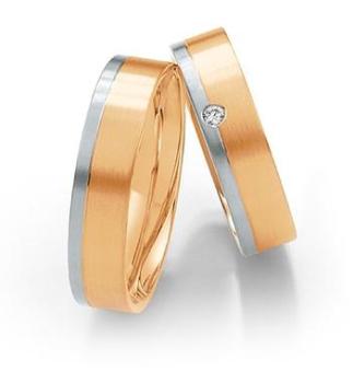 Preview: Saint Maurice Trauringe Weiss-Gelbgold 812140 / 812150