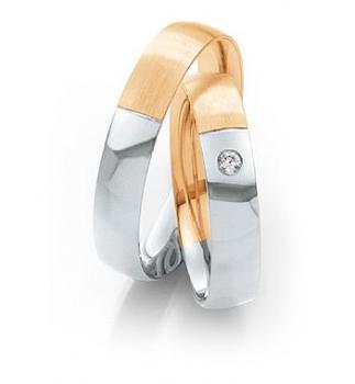 Preview: Saint Maurice Trauringe Weiss-Gelbgold DR 812160 / HR 812170