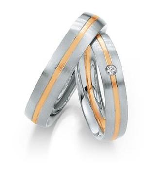 Preview: Saint Maurice Trauringe Weiss-Gelbgold 812180 / 812190