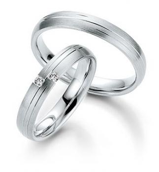 Saint Maurice Trauringe Weissgold DR 814060 / HR 814070