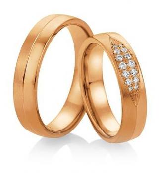 Saint Maurice Trauringe Rotgold DR 816460 / HR 816470