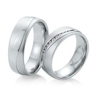 Saint Maurice Trauringe Weissgold DR 816540 / HR 816550