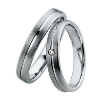 Preview: Saint Maurice Trauringe Weissgold DR 831140 / HR 831150