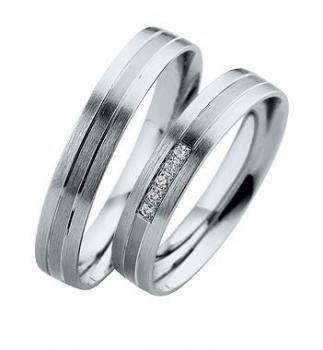 Preview: Saint Maurice Trauringe Weissgold DR 831160 / HR 831170