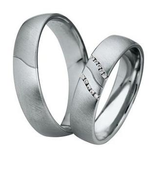 Preview: Saint Maurice Trauringe Weissgold DR 831200 / HR 831210