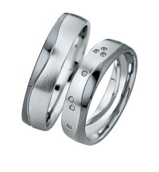 Saint Maurice Trauringe Weissgold DR 831360 / HR 831370