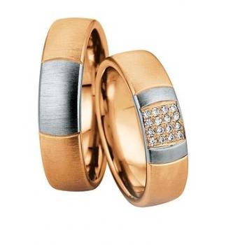 Preview: Saint Maurice Trauringe Weissgold DR 831440 / HR 831450