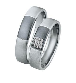 Saint Maurice Trauringe Weissgold DR 831480 / HR 831490