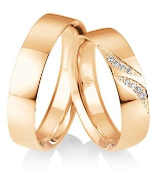 Preview: Saint Maurice Trauringe Weissgold 49855360 / 49855370