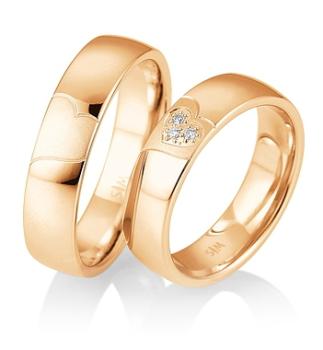 Preview: Saint Maurice Trauringe Weissgold 49855400 / 49855410