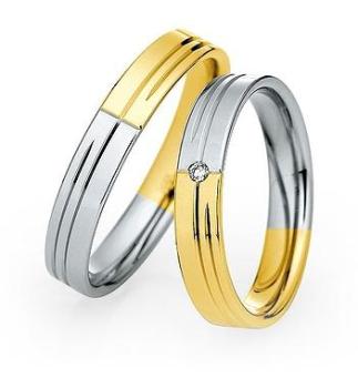 Preview: Saint Maurice Trauringe Weiss-Rotgold DR 870760 / HR 870770