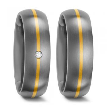 Titan Factory Trauringe 50909/001/002/7201 + 50909/001/000/7201