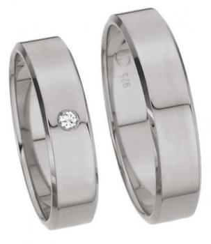 Kühnel Trauringe Weissgold 511005-6240