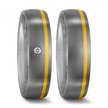 Titan Factory Trauringe 51142/001/002/7201 +  51142/001/000/7201