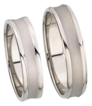 Kühnel Trauringe Weissgold 512026-6250