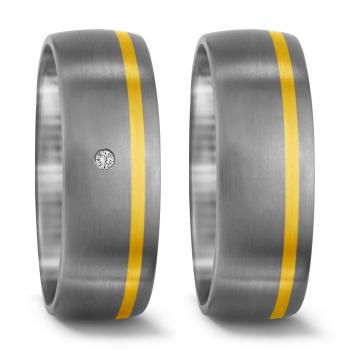 Titan Factory Trauringe 51300/001/003/7201 + 51300/001/000/7201